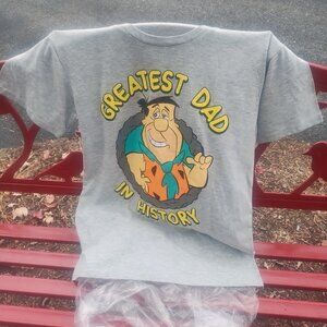 Men's Flintstones Dad Shirt size large